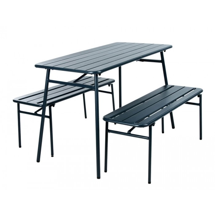  Garden Furniture Set 3Pcs Blue X80000420