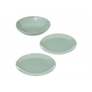 Σετ Πιάτων Secret De Gourmet Colorama Mint - 18 τεμάχια