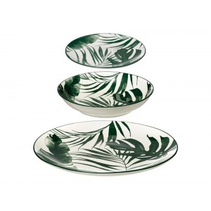 Σετ Πιάτων Secret De Gourmet Palme Green - 18 τεμάχια