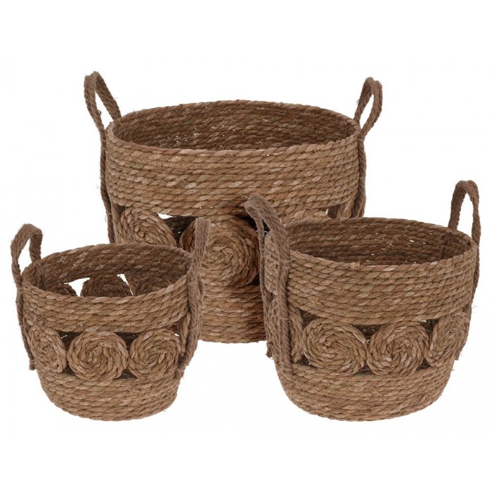  Basket Set Cattail 3 Sizes Kr2002180