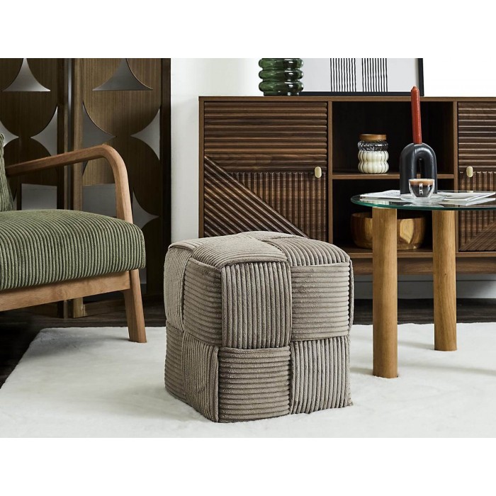 Σκαμπό Scott Home Deco Factory - 36X38Cm - Γκρι