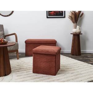 Σκαμπό Scott Home Deco Factory με αποθηκευτικό χώρο και διαστάσεις 38x38x38cm