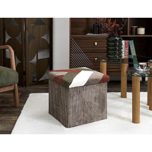 Σκαμπό Scott Home Deco Factory με αποθηκευτικό χώρο και διαστάσεις 38x38x38cm