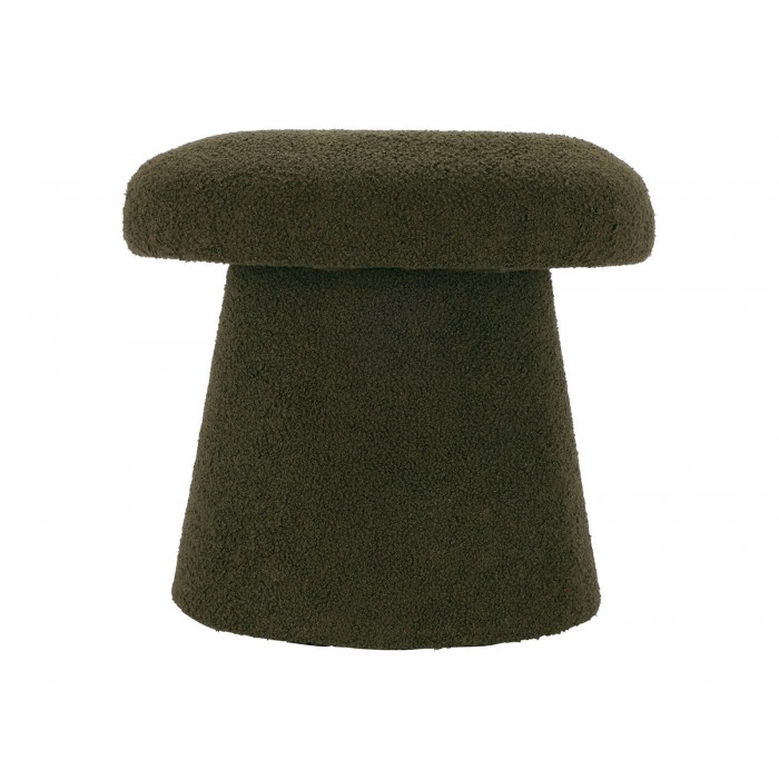  Footstool Mushroom Olive Green Aak400140