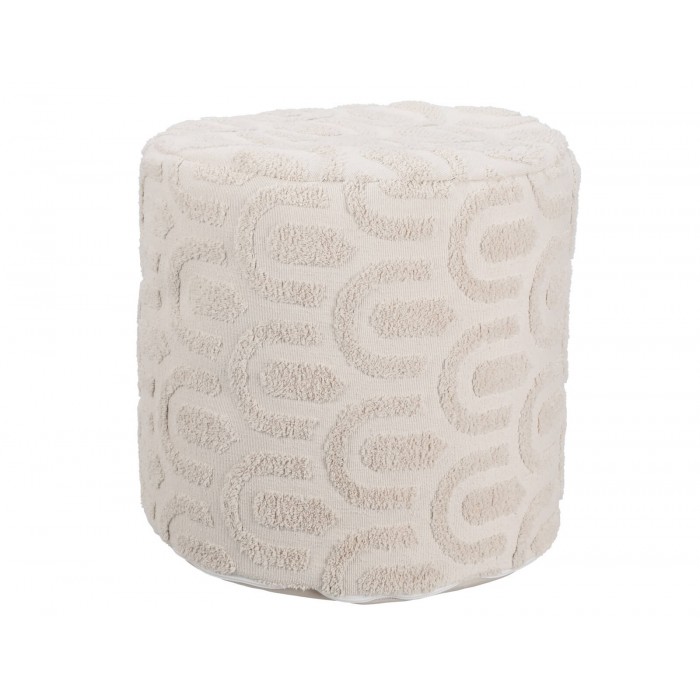  Pouf Round W Arch Design 40X38 Hz1601350