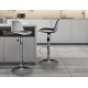 Σκαμπό μπαρ Isak Home Deco Factory με ρυθμιζόμενο ύψος