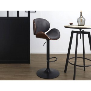Σκαμπό μπαρ Reno Home Deco Factory με ρυθμιζόμενο ύψος και διαστάσεις 52.5x51x97cm