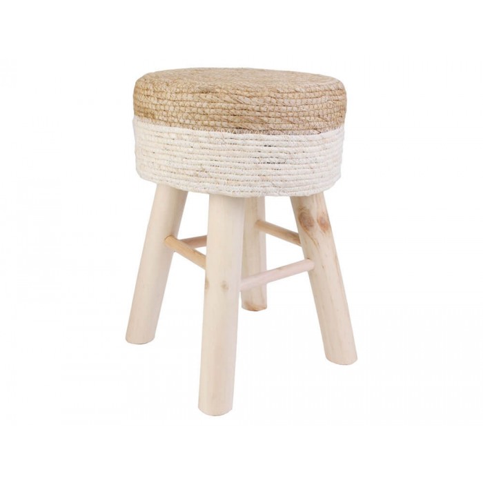 Σκαμπώ Ηome Deco Factory με διαστάσεις 30x30x43cm - Απόχρωση Καφέ