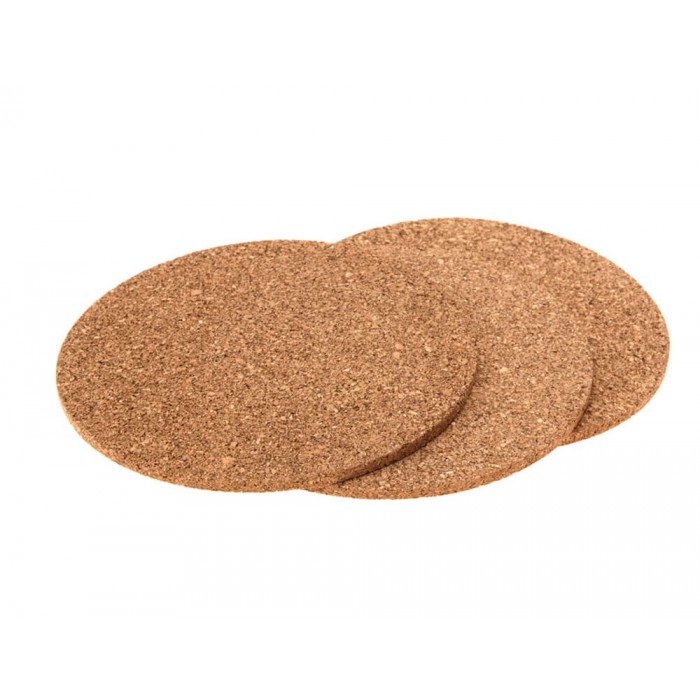  Coaster Cork Set/3Pcs Eh Round 836314060