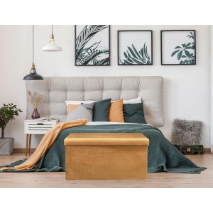 Ταμπουρέ Giulia Home Deco Factory με αποθηκευτικό χώρο και διαστάσεις 77x38x38cm