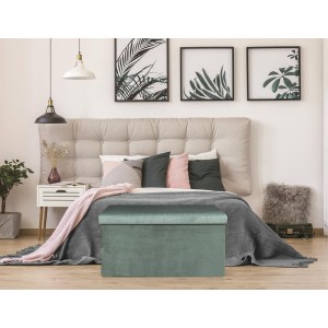 Ταμπουρέ Giulia Home Deco Factory με αποθηκευτικό χώρο και διαστάσεις 77x38x38cm