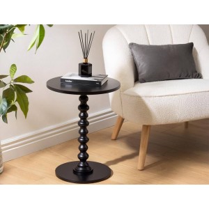 Τραπεζάκι Βοηθητικό Alix Atmosphera με διαστάσεις 38x50cm - Black