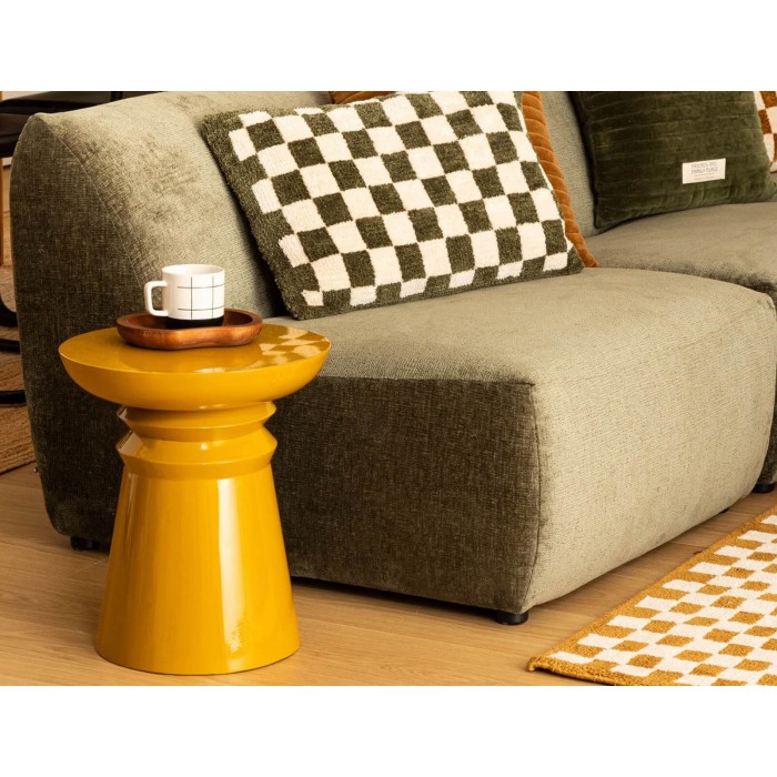 Τραπεζάκι Βοηθητικό Jaya Atmosphera με διαστάσεις 38x43cm - Mustard yellow