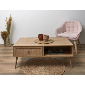 Τραπεζάκι Σαλονιού Bali Home Deco Factory με διαστάσεις 110x59x41.4cm