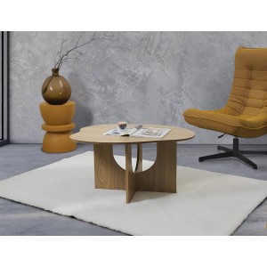 Τραπεζάκι Σαλονιού Calypso Home Deco Factory με διαστάσεις 80x60x42cm