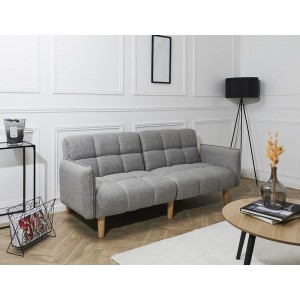 Τριθέσιος Καναπές Κρεβάτι Dream Home Deco Factory με αφαιρούμενα μπράτσα και διαστάσεις 195x83x91cm