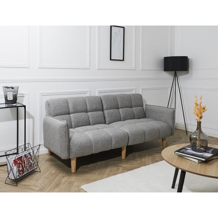 Τριθέσιος Καναπές Κρεβάτι Dream Home Deco Factory με αφαιρούμενα μπράτσα και διαστάσεις 195x83x91cm