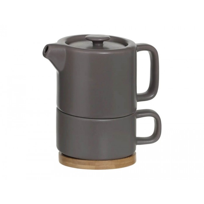  Nature Taup Cera Solit Teapot 160724A