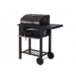 Ψησταριά BBQ Vaggan με βοηθητική επιφάνεια, ενσωματωμένο θερμόμετρο και επιφάνεια ψησίματος 45x32cm