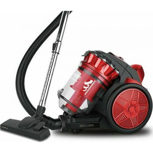 Ηλεκτρική σκούπα 700w με κάδο 2.5Lt 36.2x31.4x25cm κόκκινο Hoomei HM-2188 