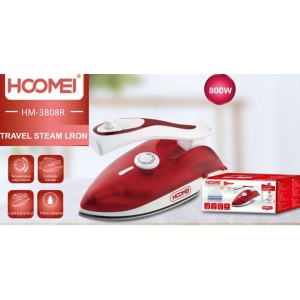 Σίδερο Ταξιδίου Ατμού 800W Κόκκινο Hoomei HM-3808R