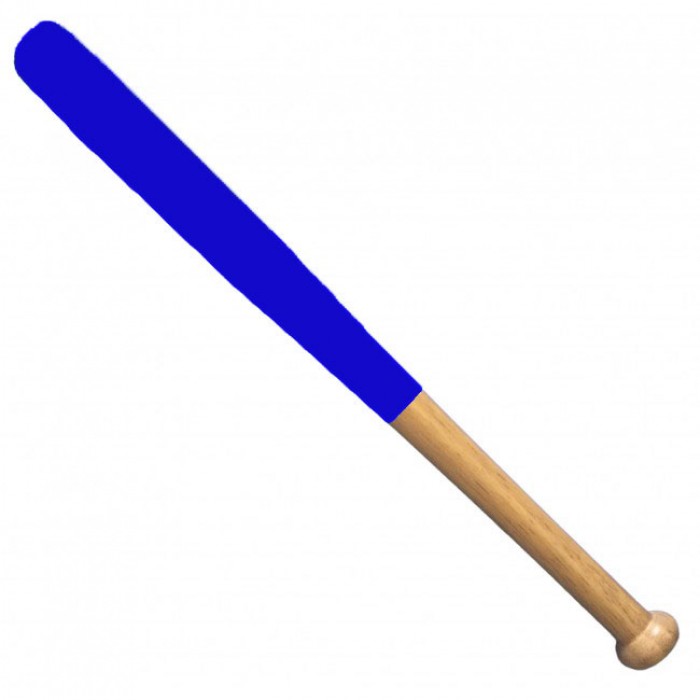 Ξύλινο ρόπαλο Baseball Blue 50εκ.