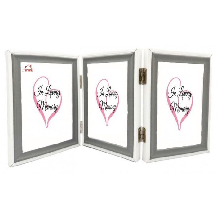 Κορνίζα Ξύλινη 13x18cm Τριπλή Πολύχρωμη ForHome 24005587