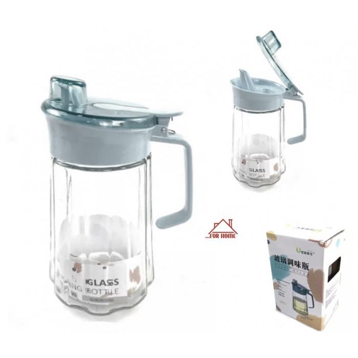 Δοχείο Λαδιού Γυάλινο 580ml 8x18cm ForHome 114043