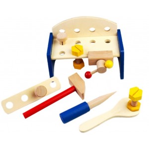 Εκπαιδευτικό Παιχνίδι Work Table Ξύλινο Πολύχρωμα 3+ 98452
