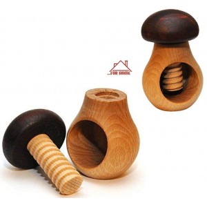 Καρυοθραύστης Ξύλινος Καφέ 6x10cm ForHome 102033