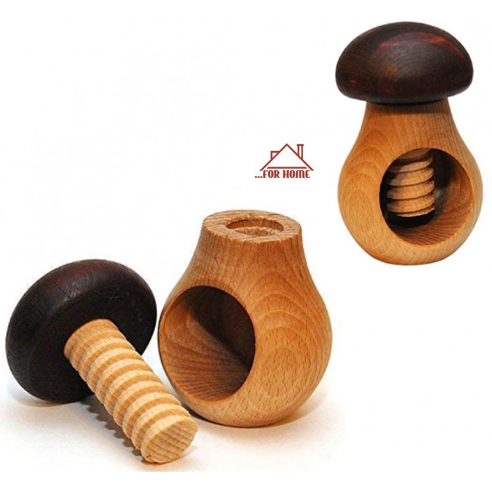 Καρυοθραύστης Ξύλινος Καφέ 6x10cm ForHome 102033
