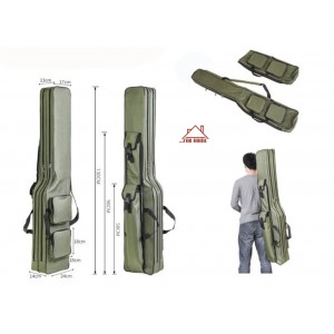 Τσάντα Αποθήκευσης Καλαμιών Χακί 130x24cm ForHome 36212