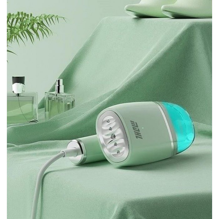 Ατμοσίδερο ταξιδίου 1000W 100ml  πράσινο 18x17cm MDHL MT05