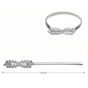 Δέστρα Κουρτίνας Ασημί 34cm ForHome 242202