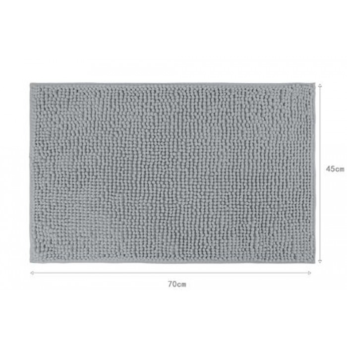 Πατάκι Μπάνιου Γκρι 45x70cm ForHome 245790