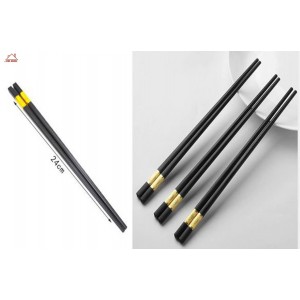 Chopsticks ξυλάκια Μαύρα 5 ζεύγοι 24cm ForHome 24002156